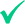 Image of a green tick