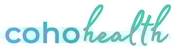 Coho Health logo handwritten font