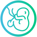 FertilityCoho512 Coho Health ferility logo with a blue to green gradient