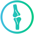 RheumatoidArthritisCoho512 Coho Health rheumatoid arthritis logo with a blue to green gradient